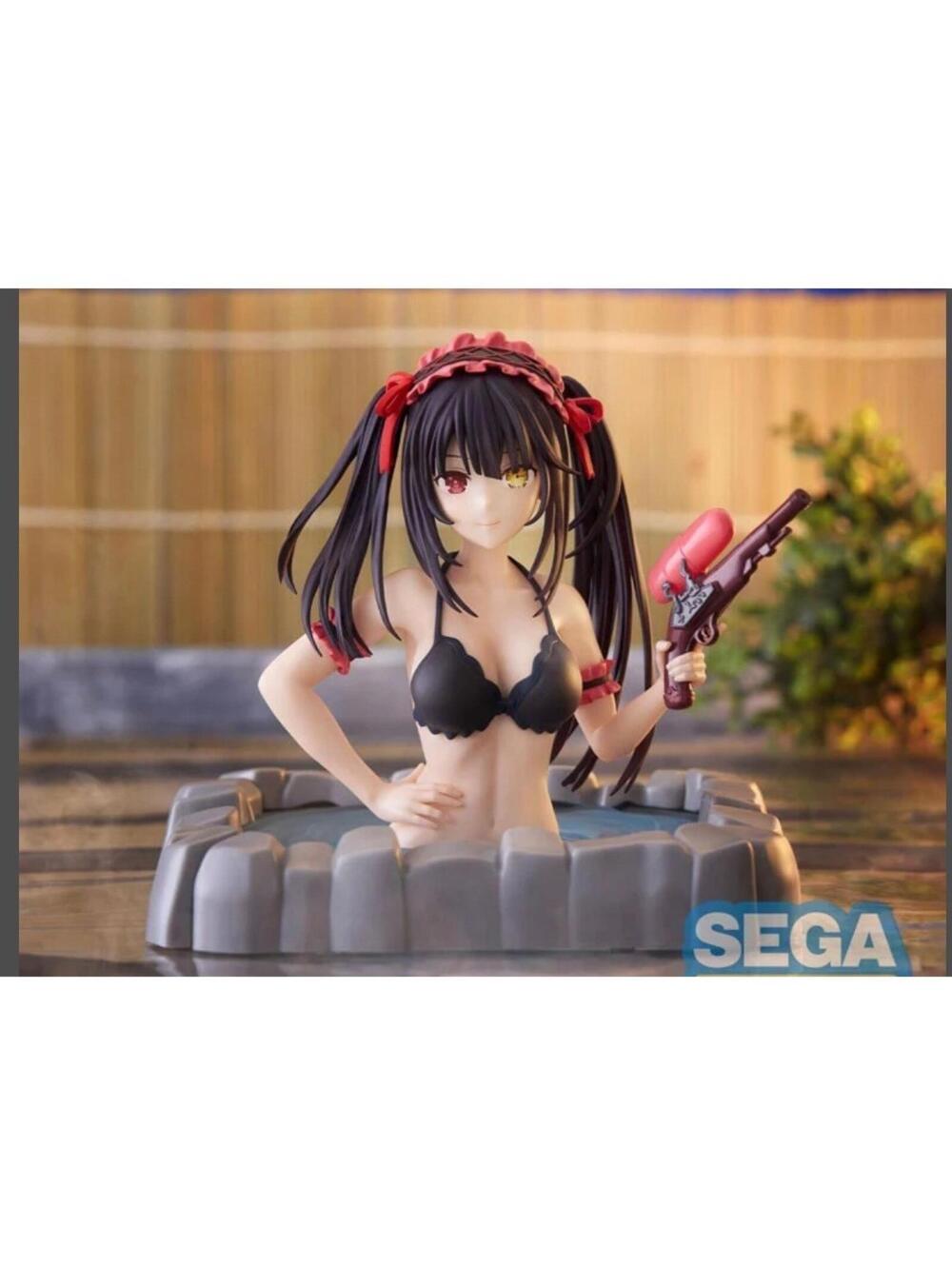 Sega Date A Live V  Kurumi TokisakiThermae Utopia Figure  Black Onsen Luminasta